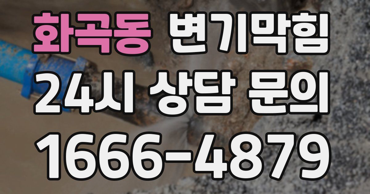 화곡동 변기
