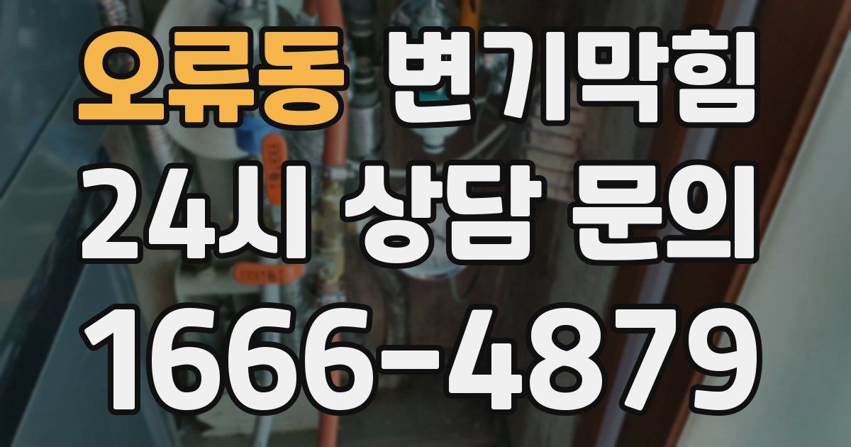 오류동 변기