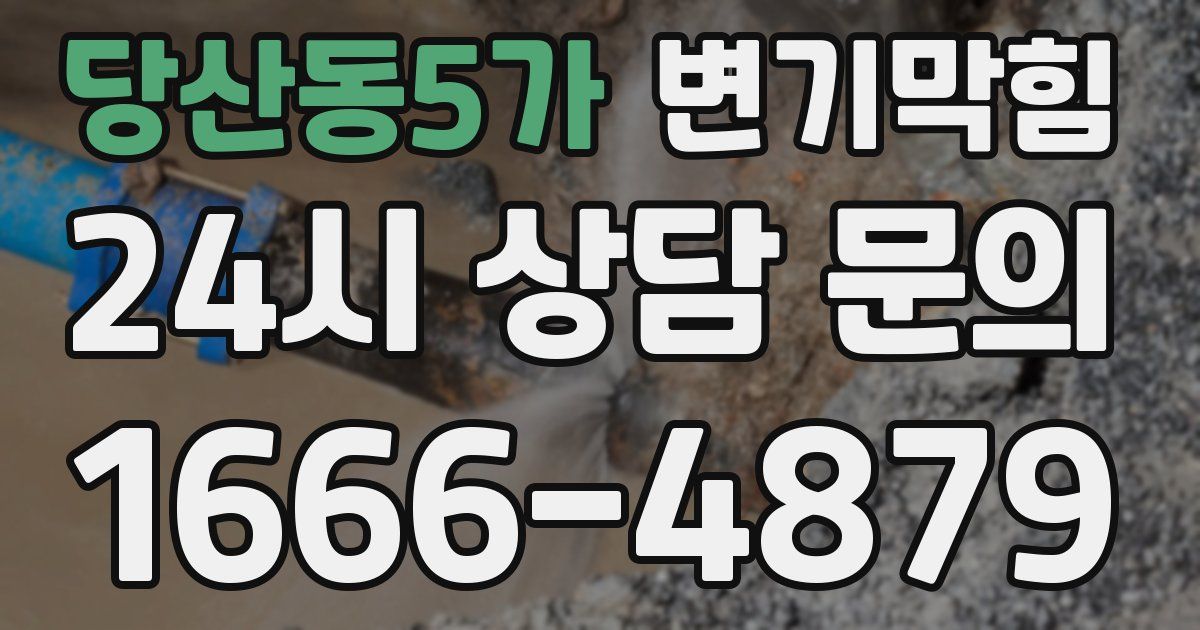 당산동5가 변기