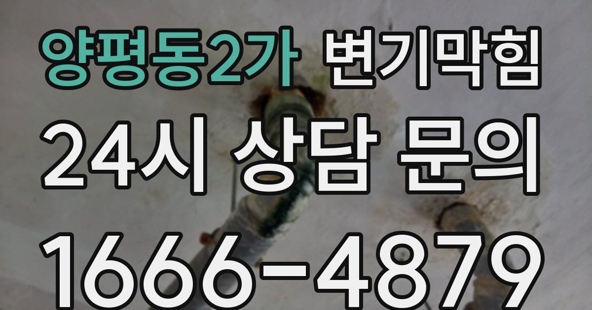 양평동2가 변기