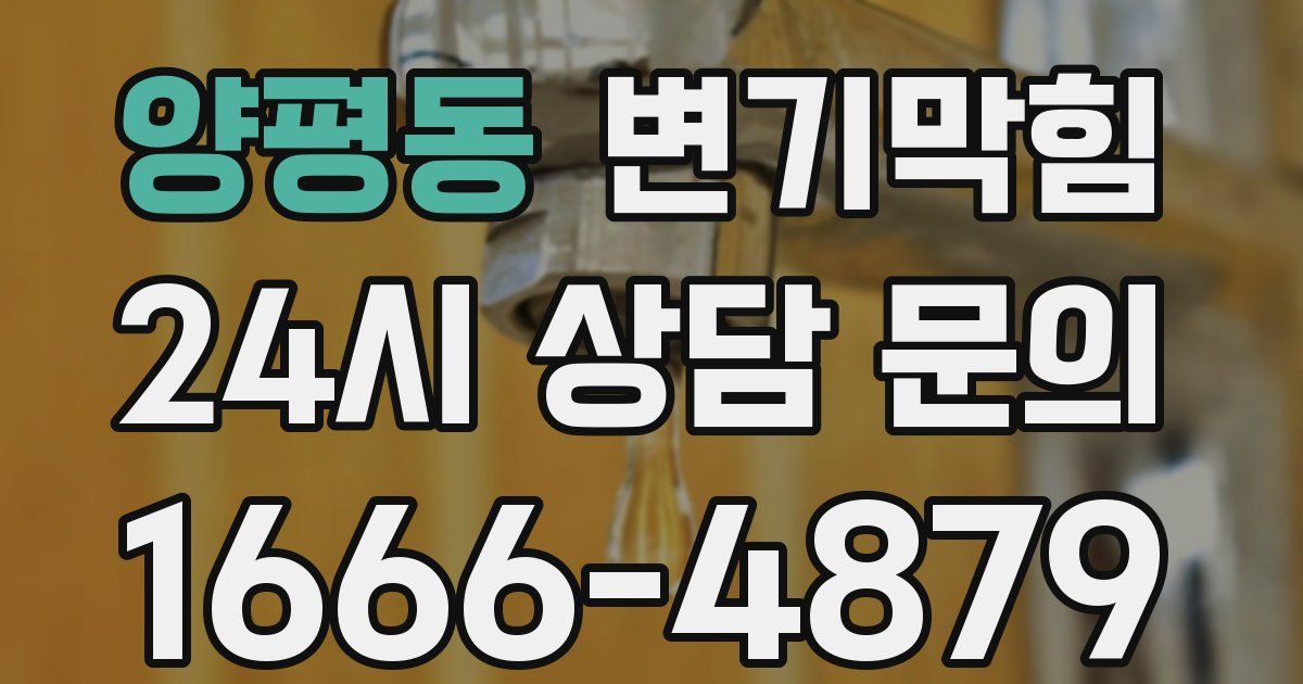 양평동 변기