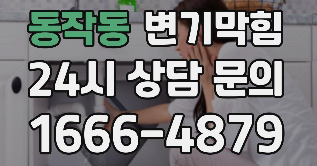 동작동 변기
