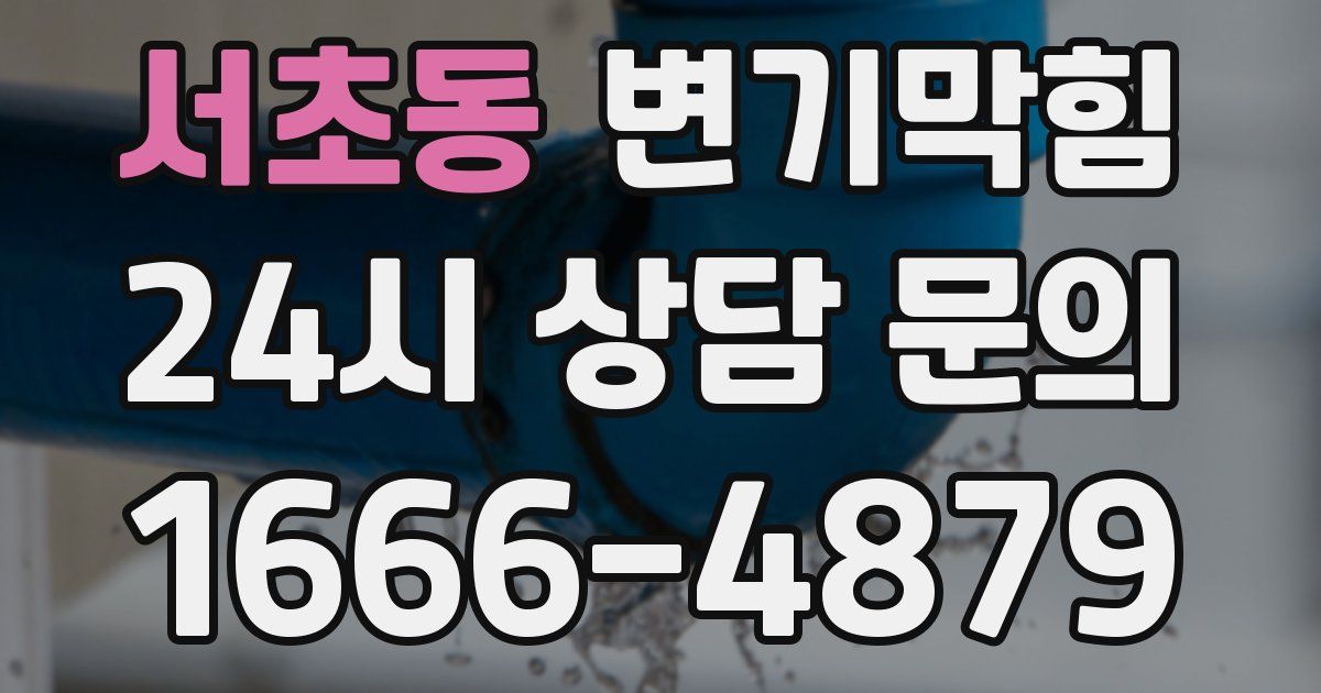 서초동 변기