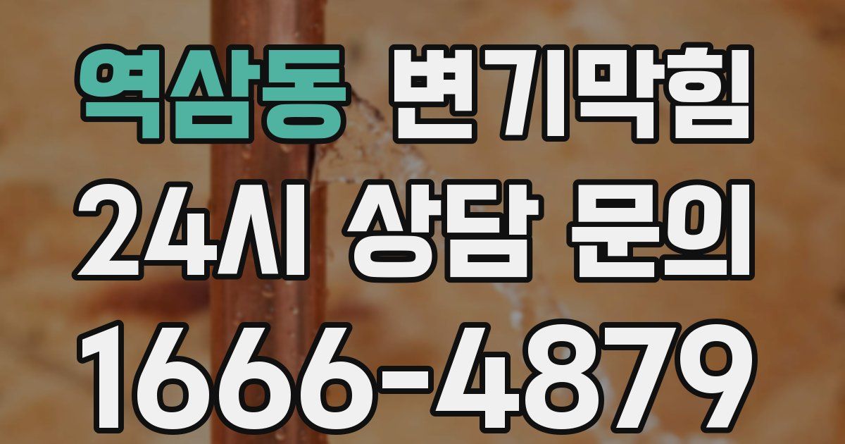 역삼동 변기