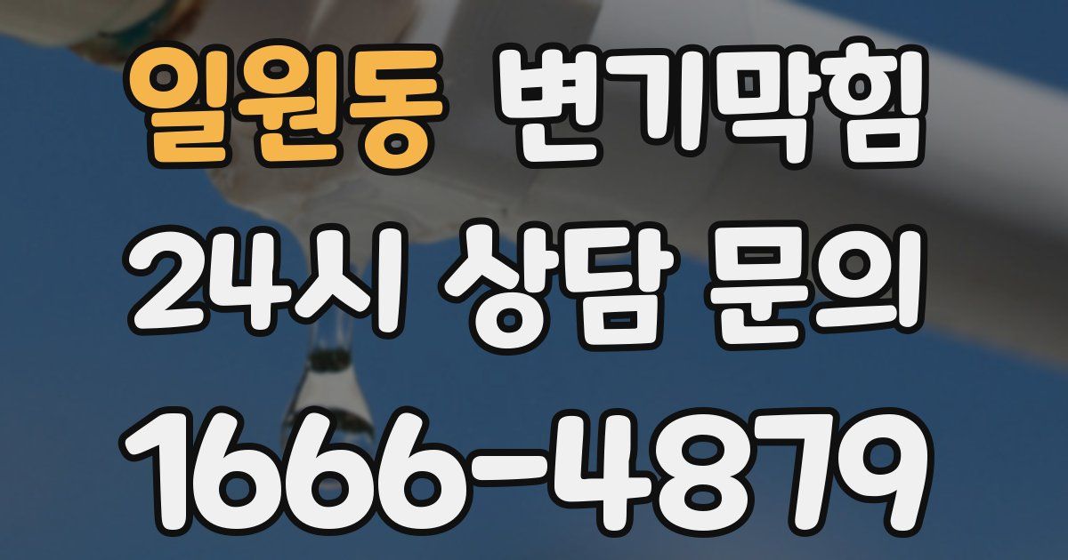 일원동 변기