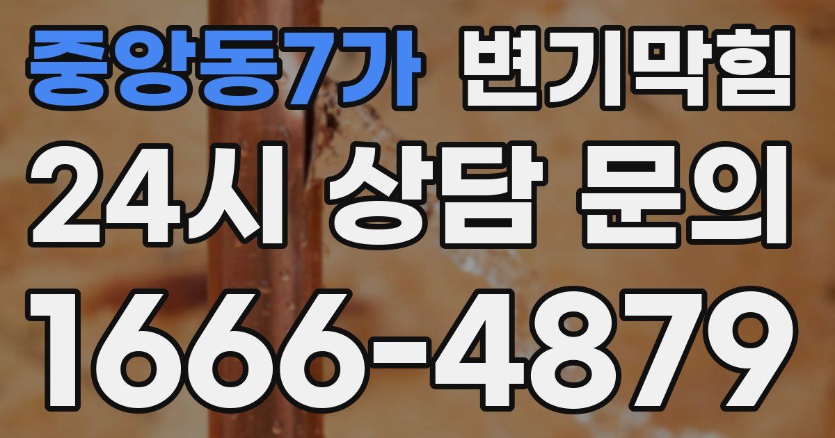 중앙동7가 변기