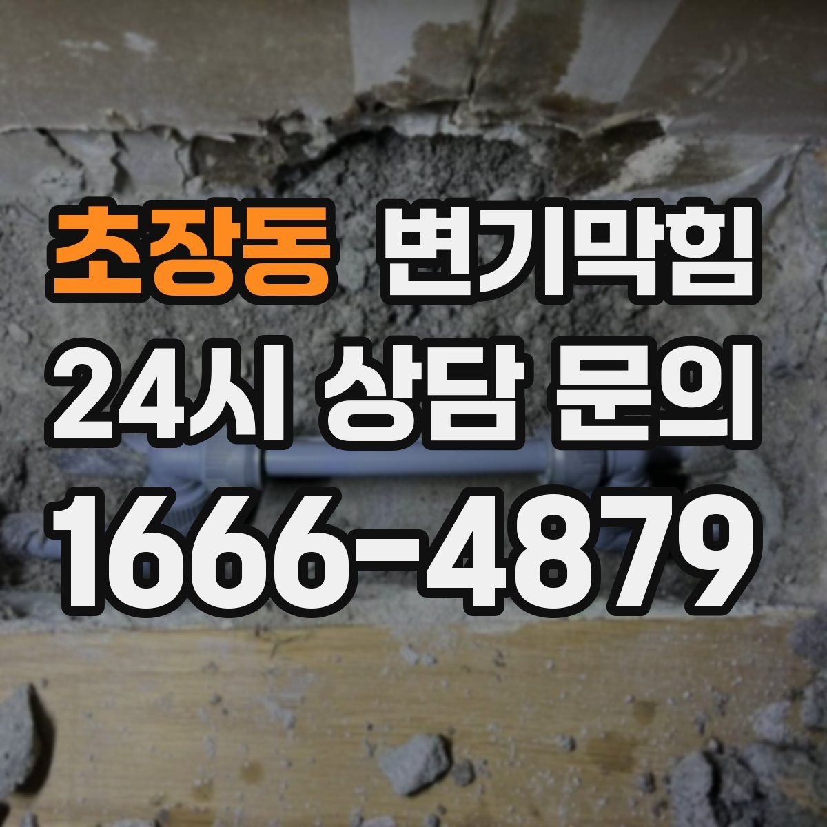 초장동 변기막힘 사무실 배수구막힘 점심 전 복구