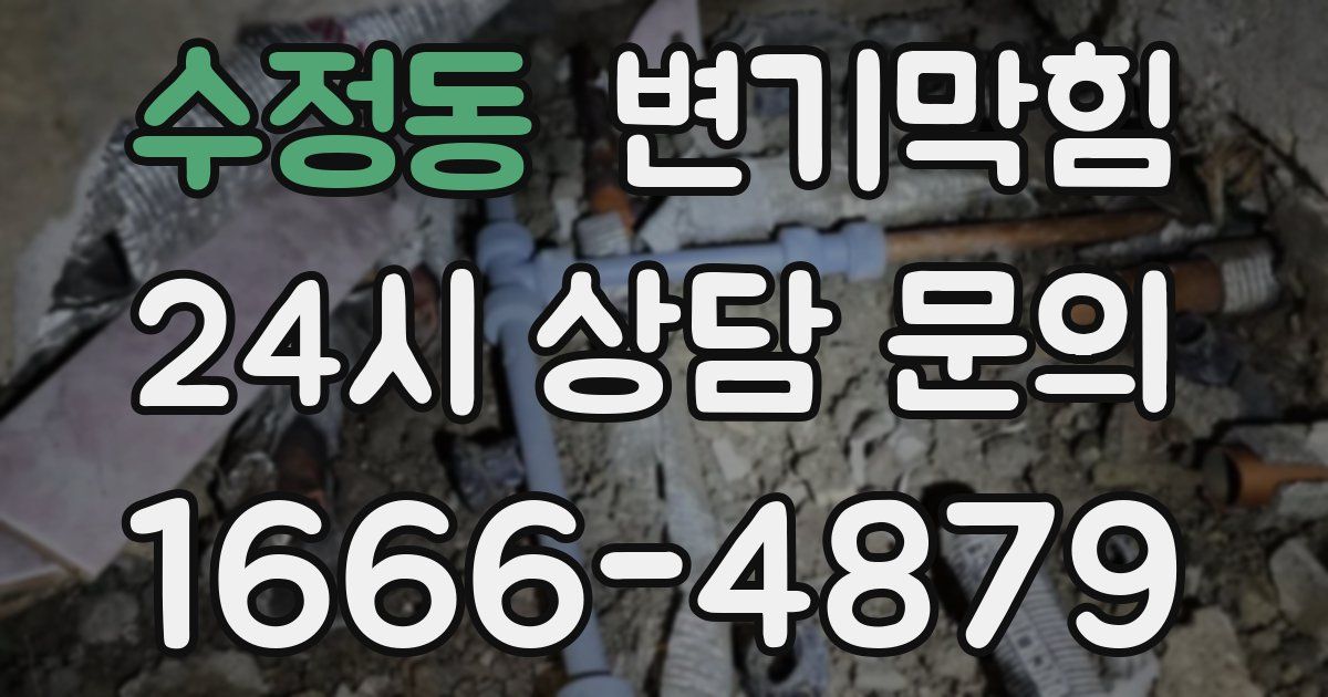 수정동 변기