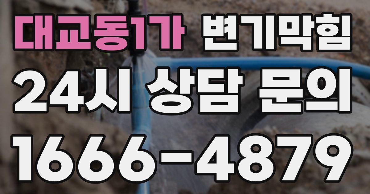 대교동1가 변기