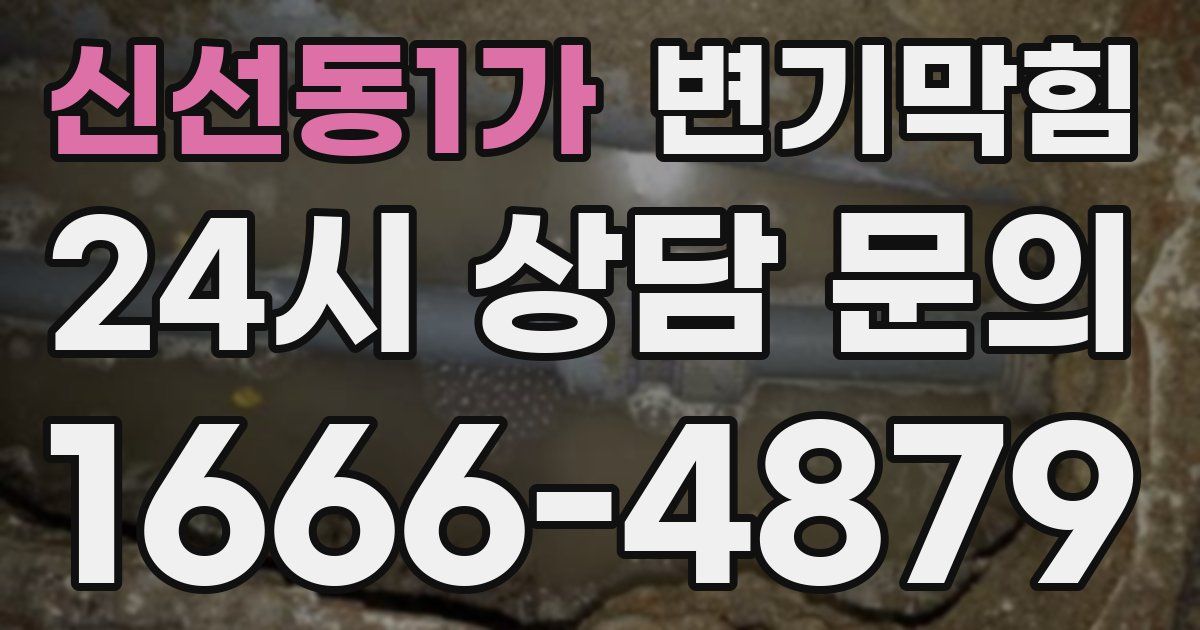 신선동1가 변기
