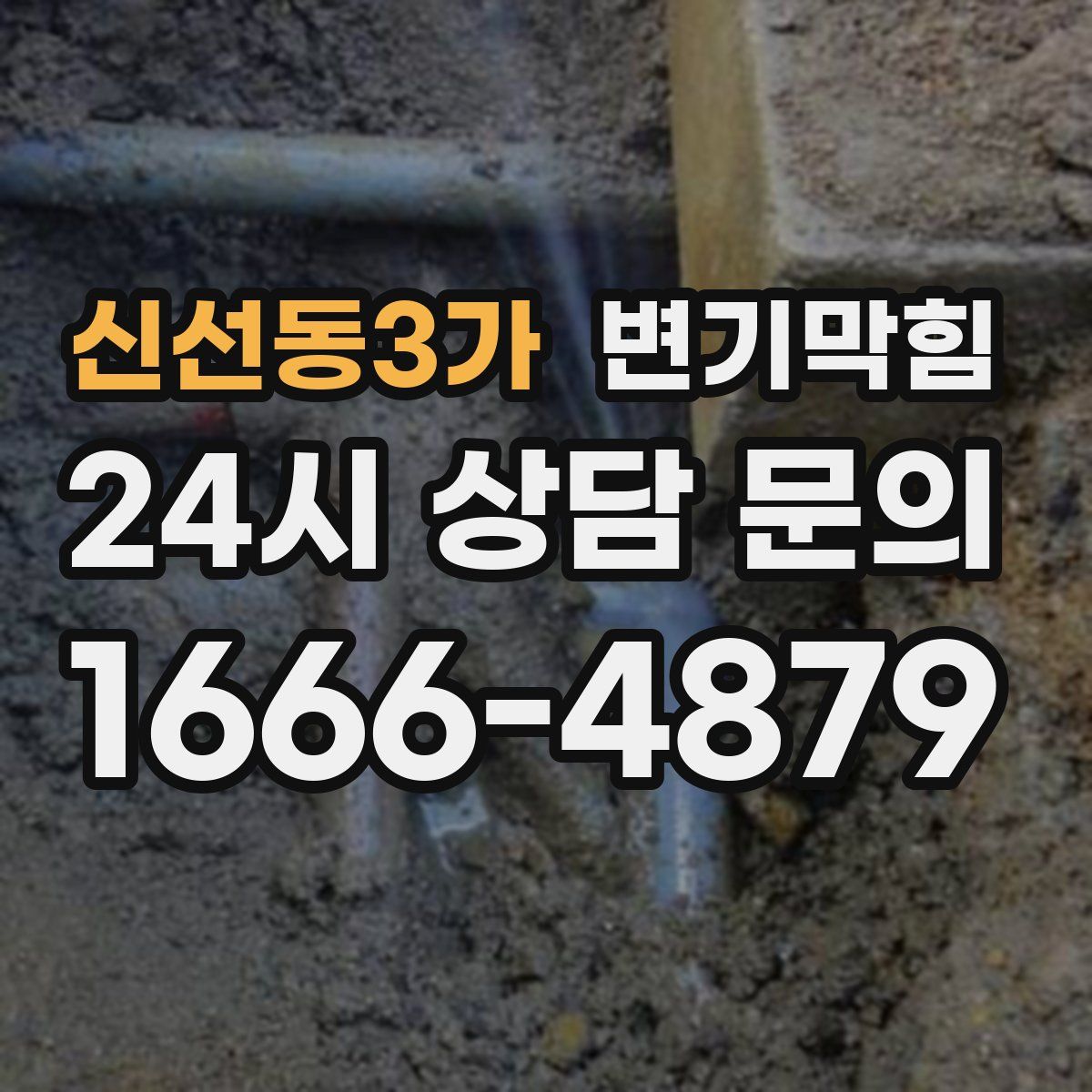 신선동3가 변기막힘