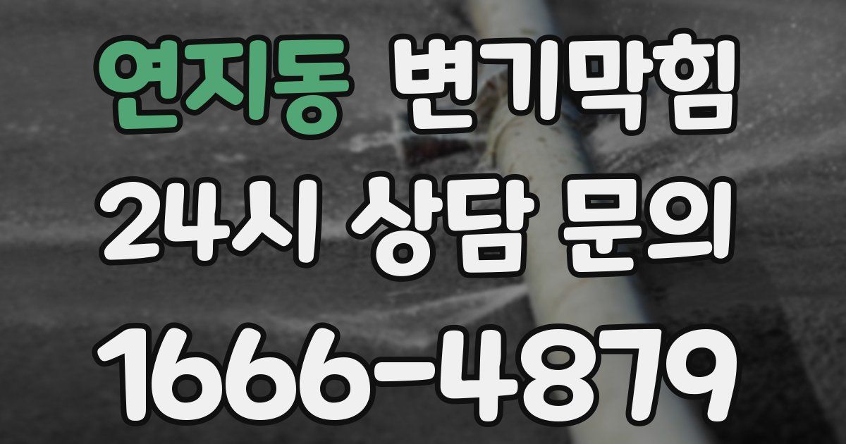 연지동 변기