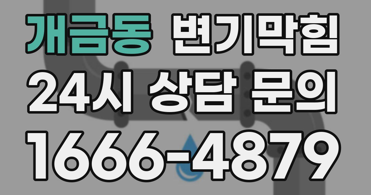 개금동 변기