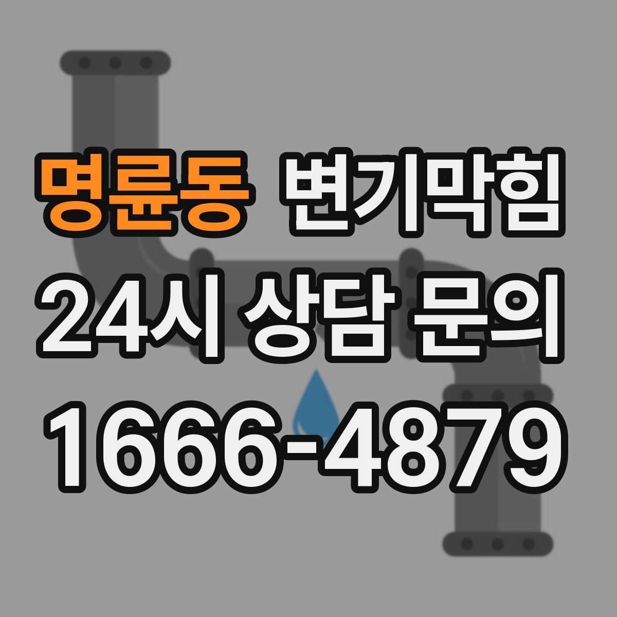 명륜동 변기막힘