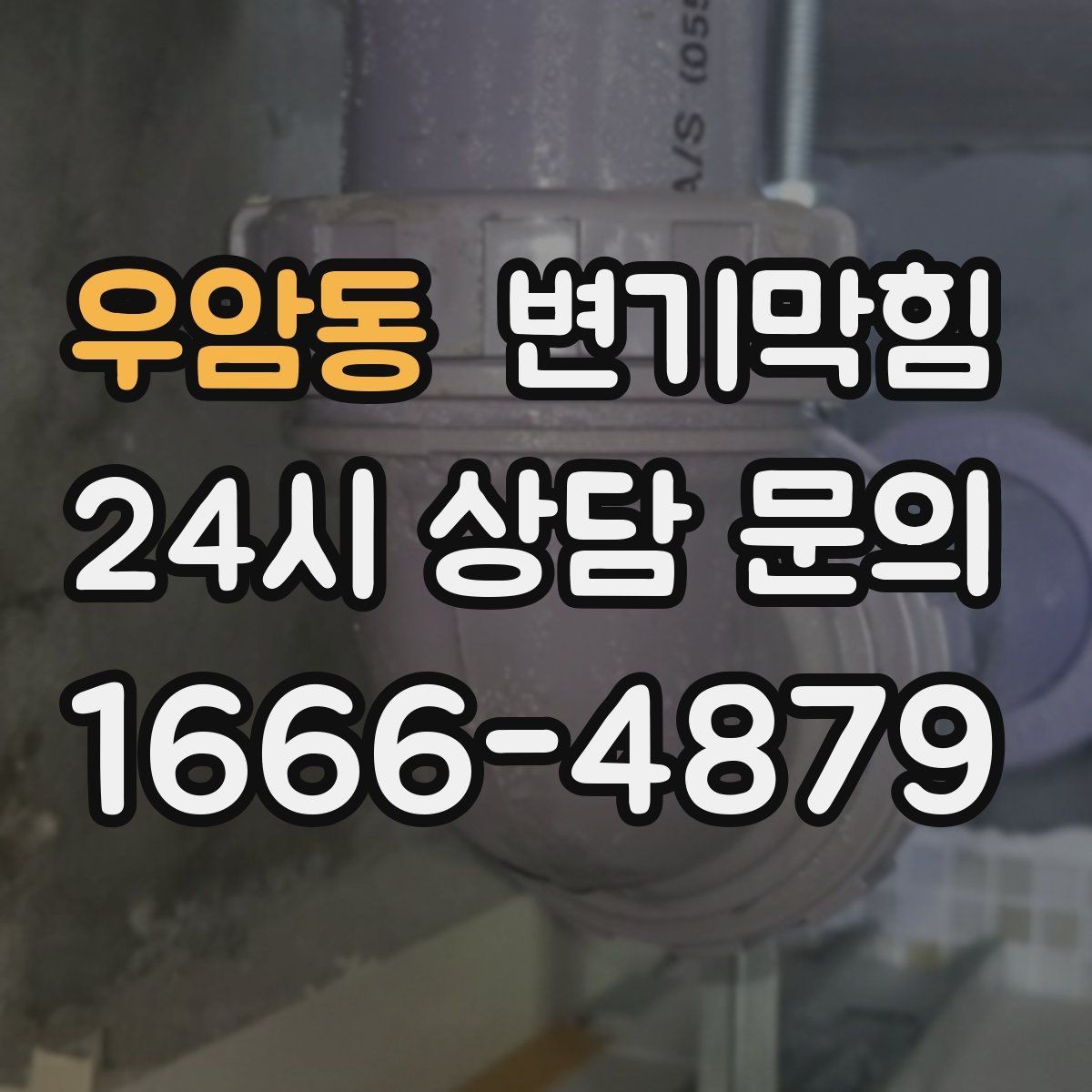우암동 변기막힘 아파트 배수구막힘 향 회복