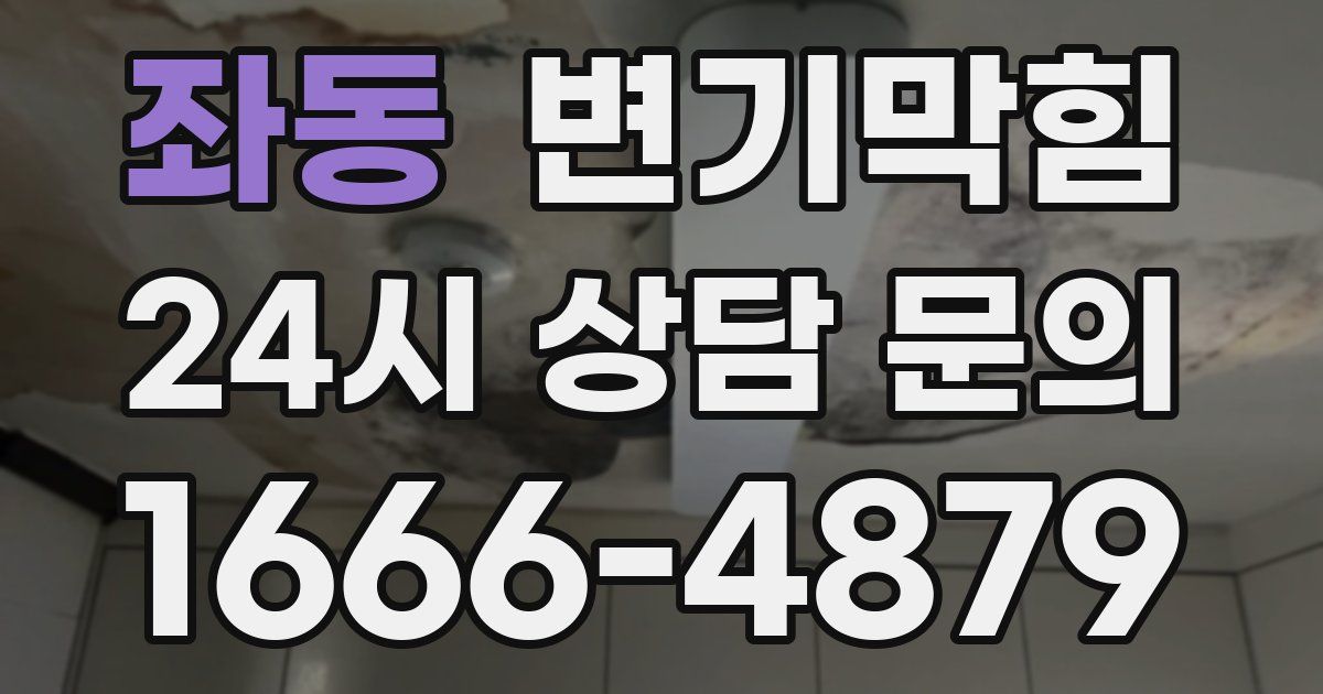 좌동 변기