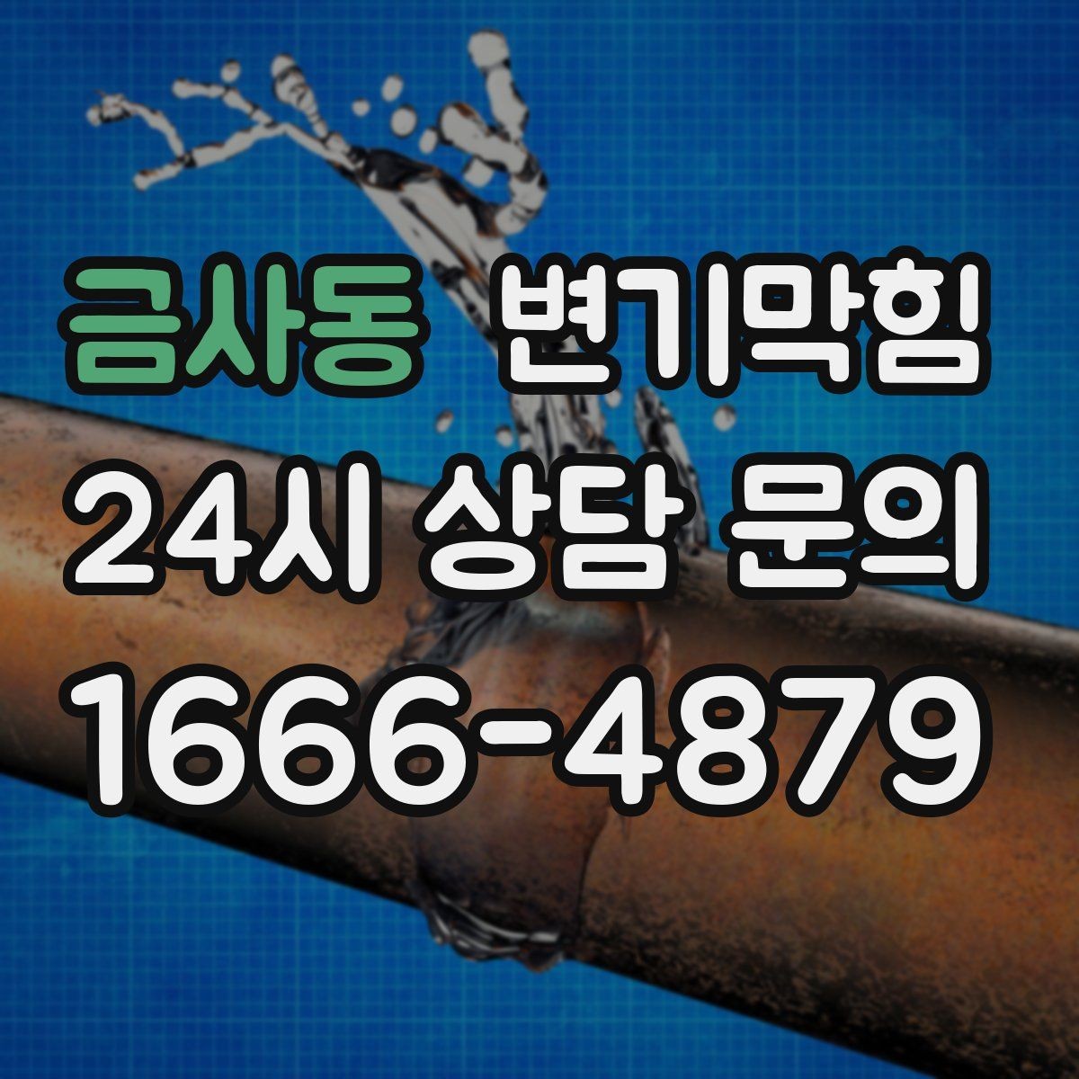 금사동 변기막힘 사무실 배수구막힘 점심 전 복구