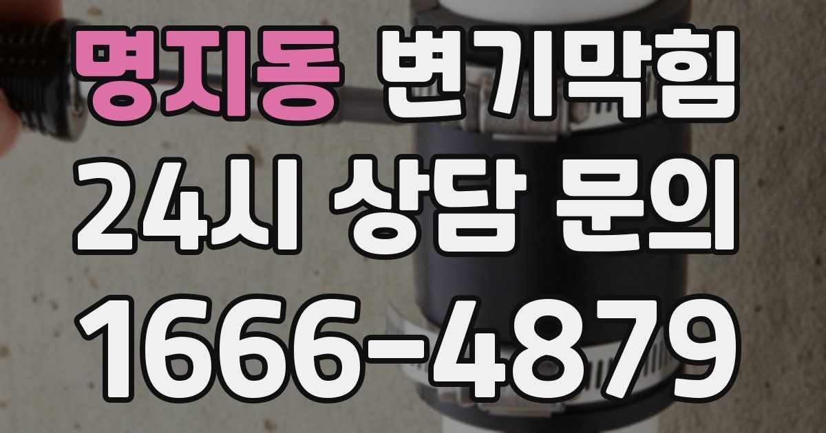 명지동 변기