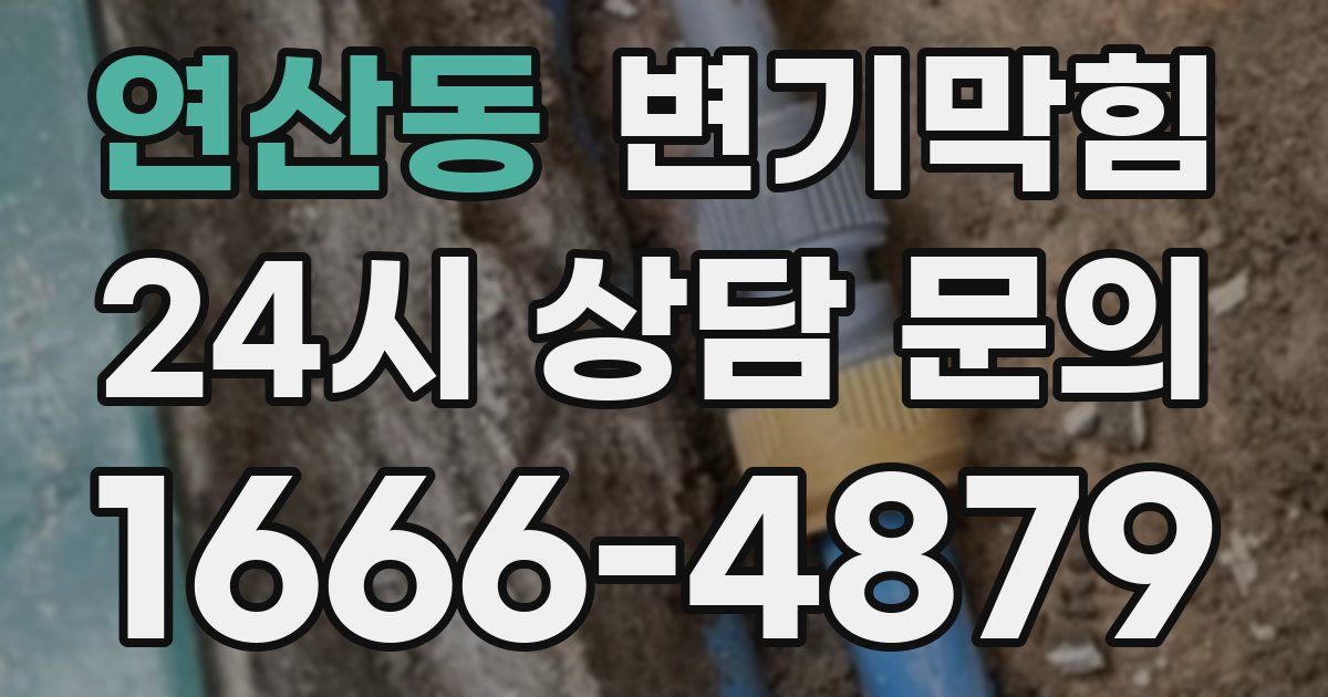 연산동 변기