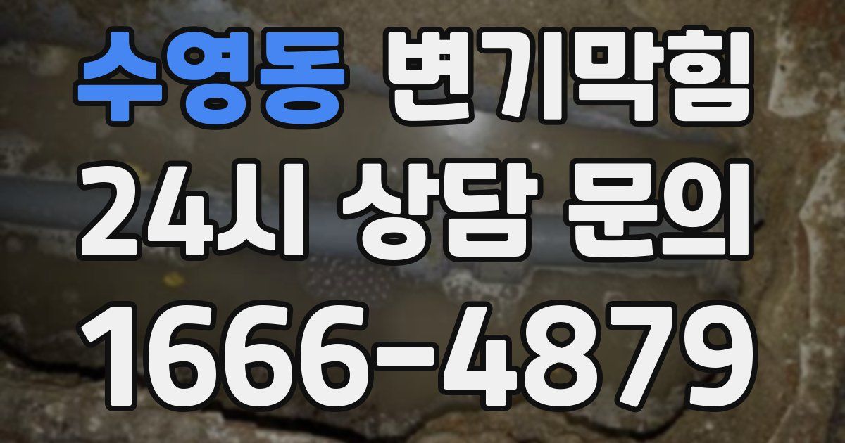 수영동 변기