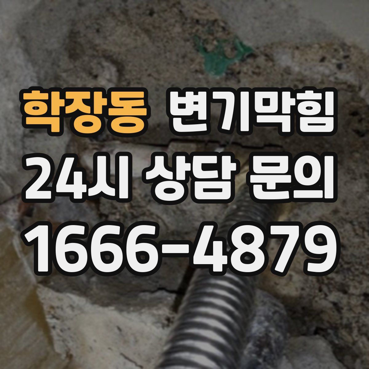 학장동 변기막힘