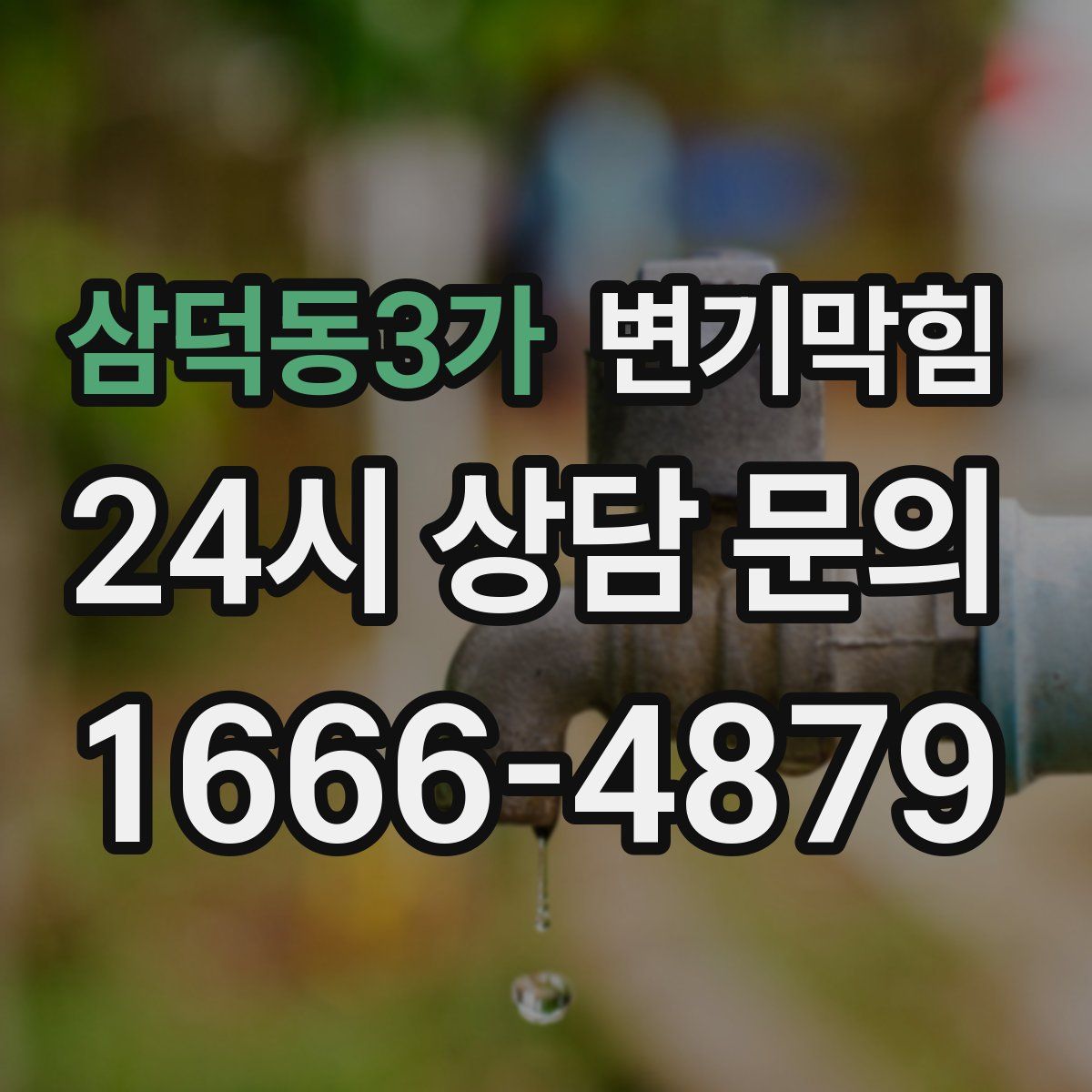 삼덕동3가 변기막힘