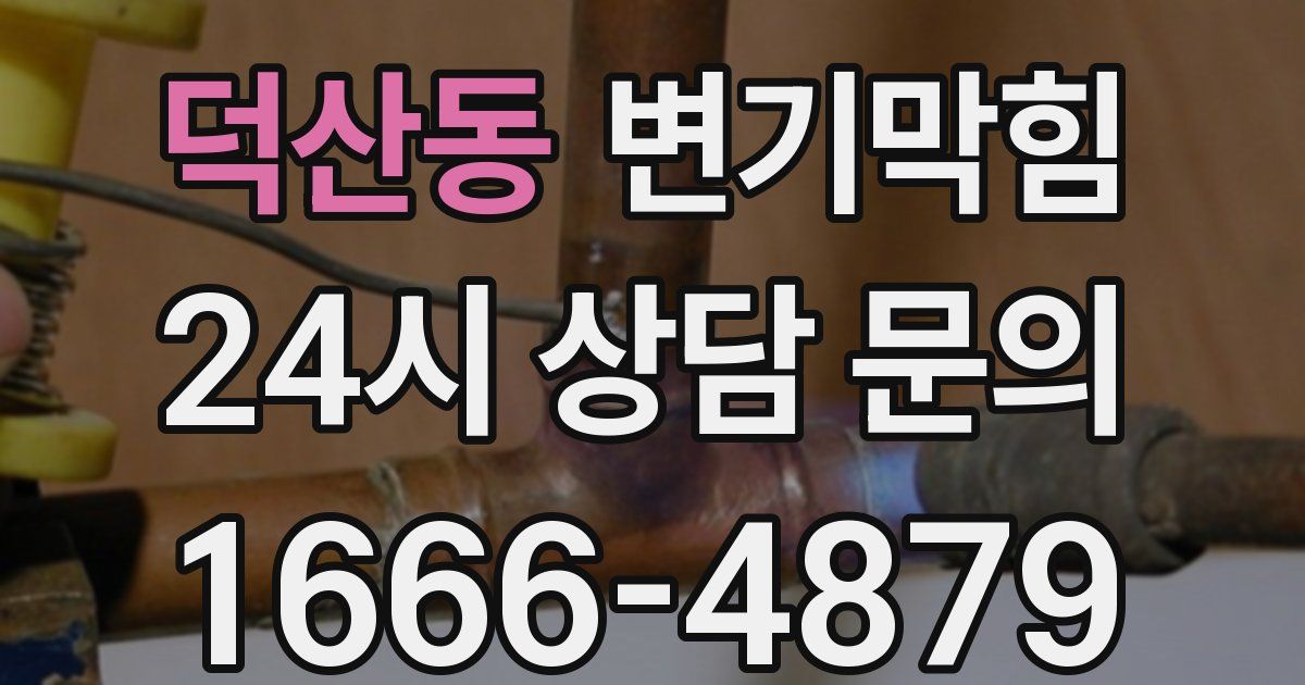 덕산동 변기