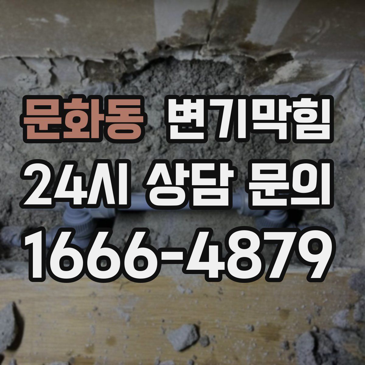 문화동 변기막힘