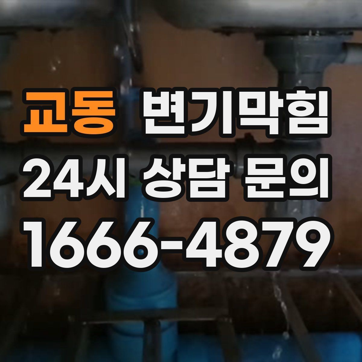 교동 변기막힘 화장실 변기 막힘 합류부 병목 의심