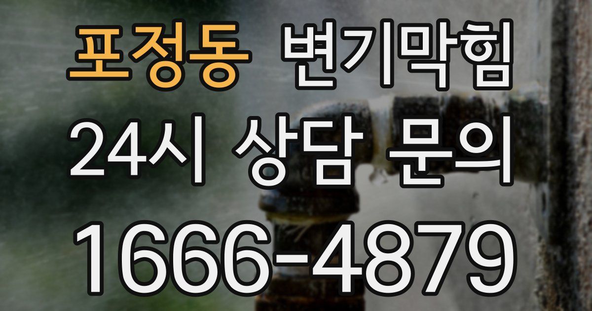 포정동 변기