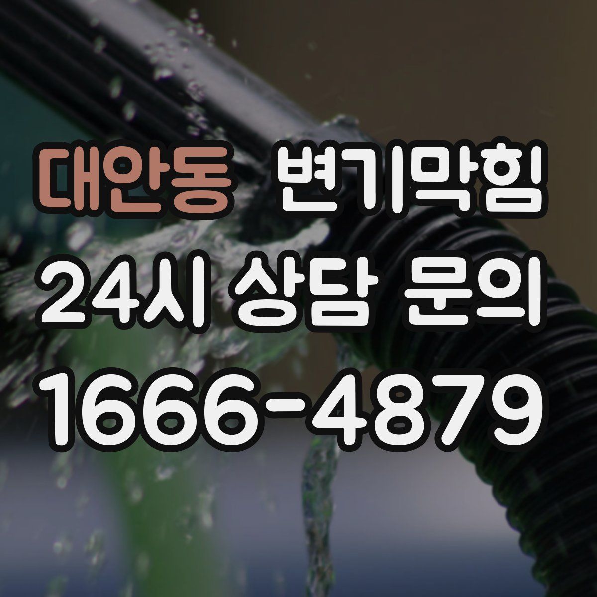 대안동 변기막힘
