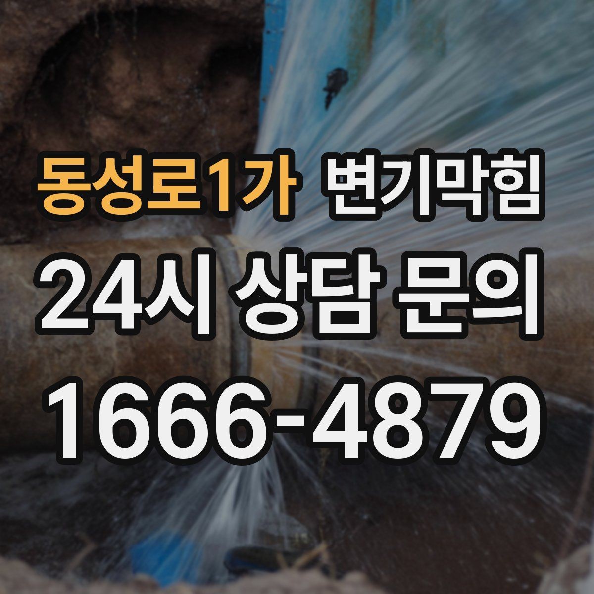 동성로1가 변기막힘 단독 주택 배수구막힘 바닥 젖음 차단