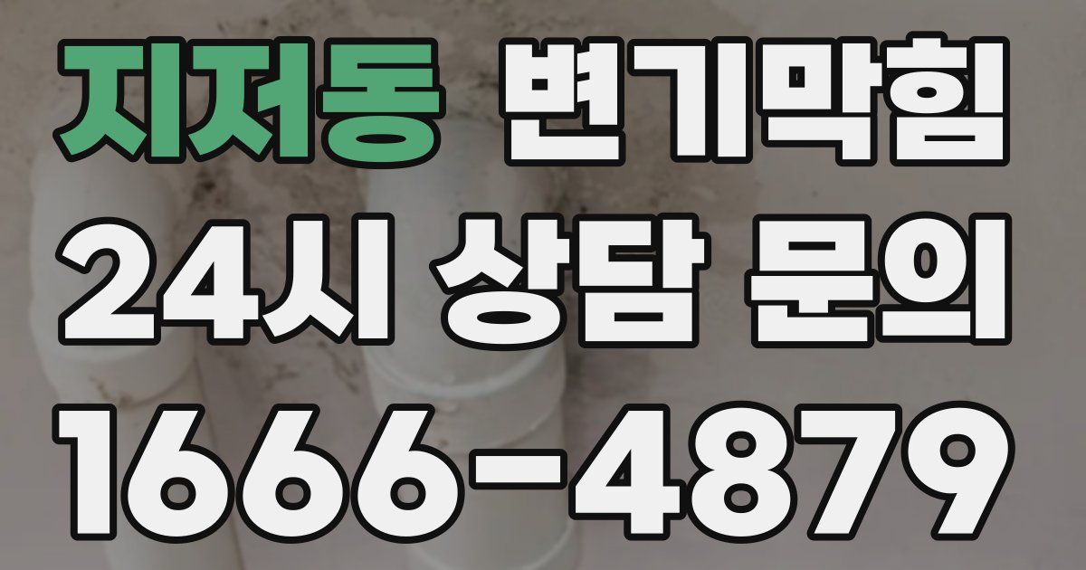 지저동 변기