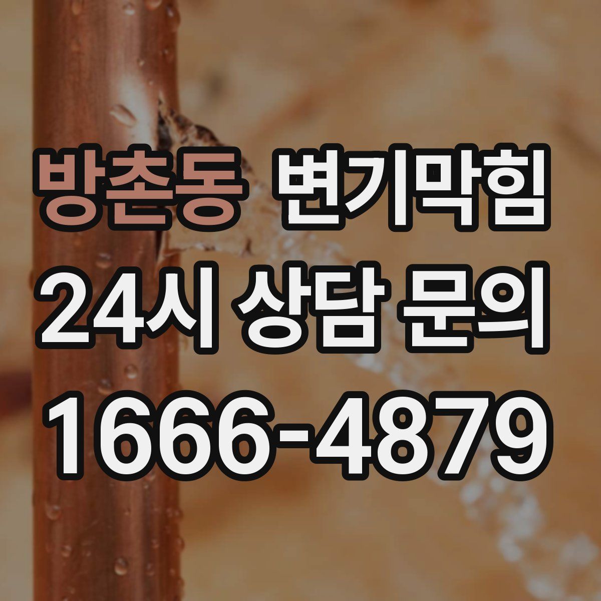 방촌동 변기막힘