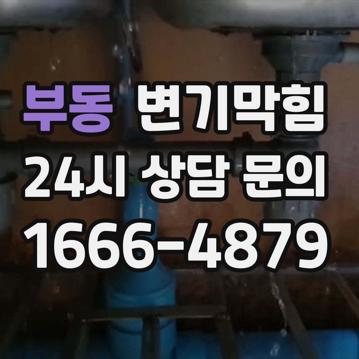 부동 변기막힘 식당 변기뚫기 합류 압력 조정