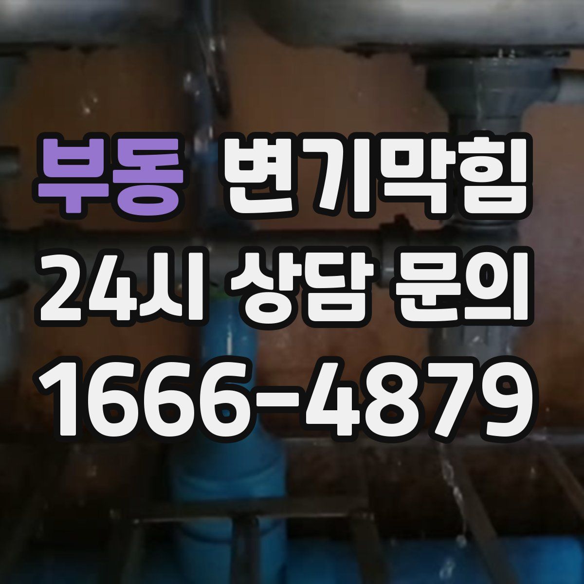 부동 변기막힘
