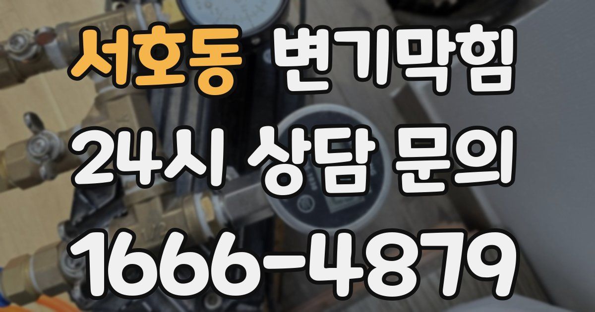 서호동 변기