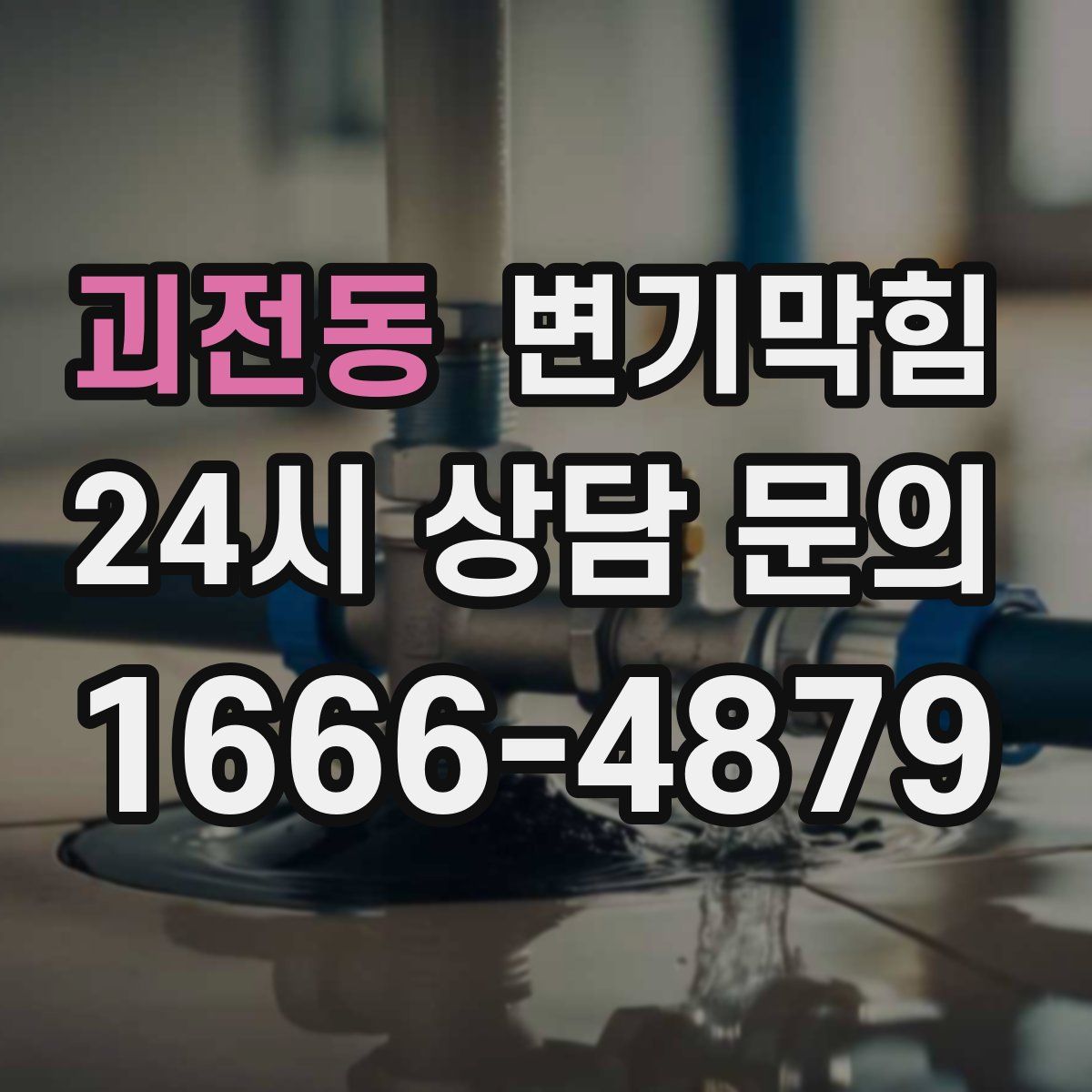 괴전동 변기막힘