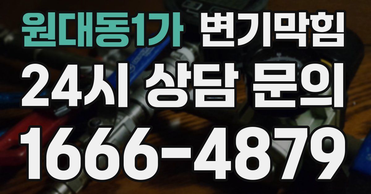 원대동1가 변기
