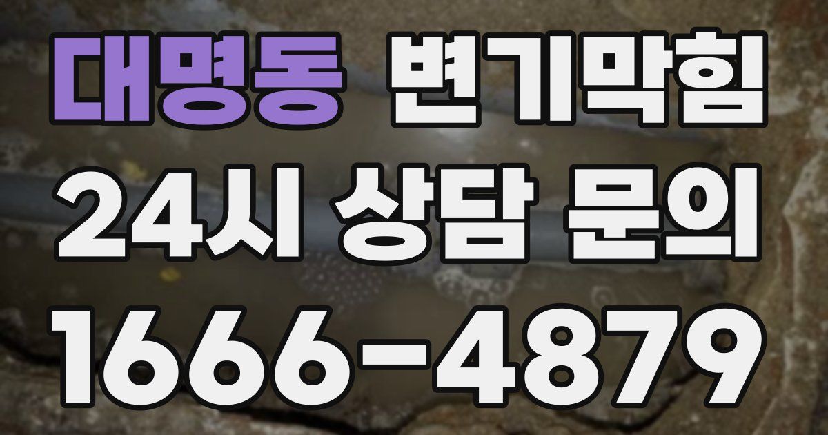 대명동 변기