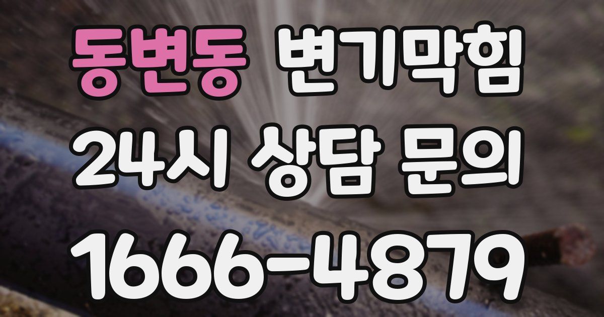 동변동 변기