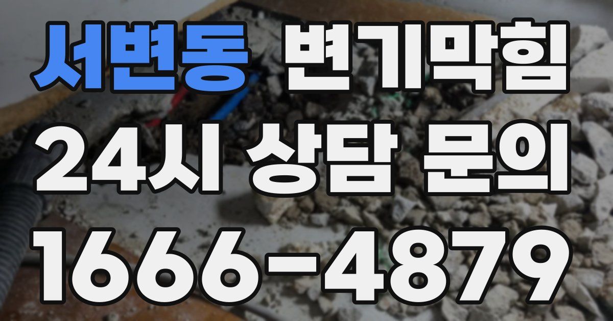 서변동 변기