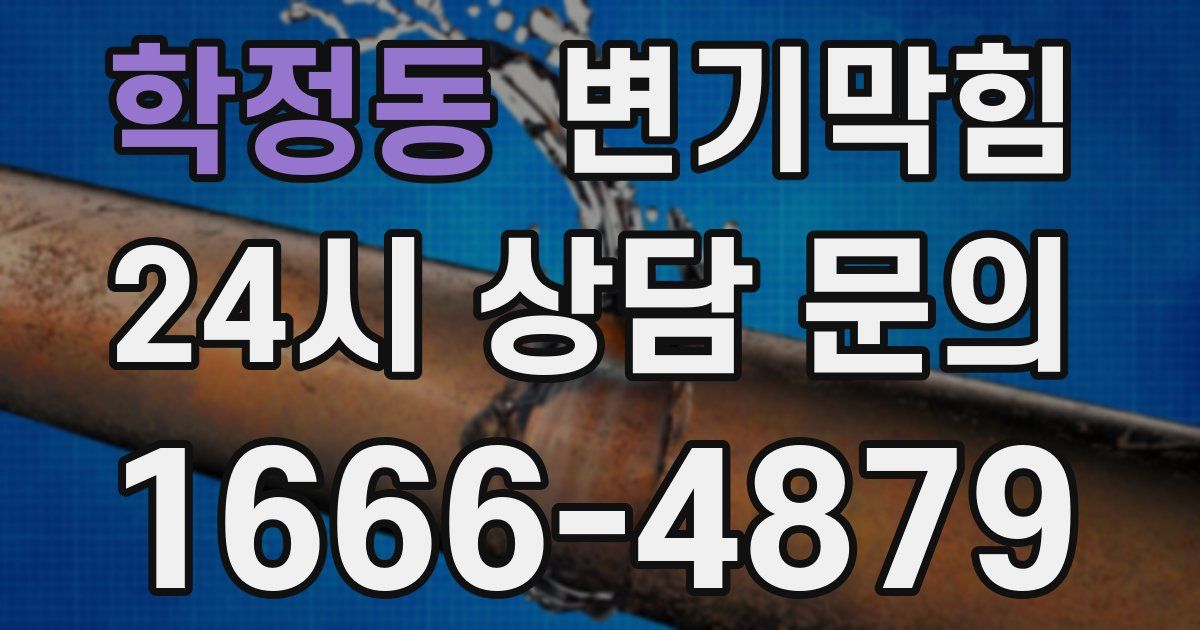 학정동 변기