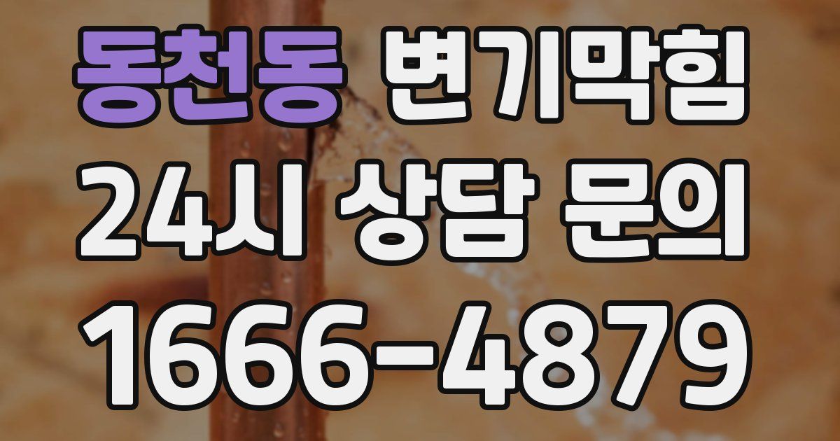 동천동 변기