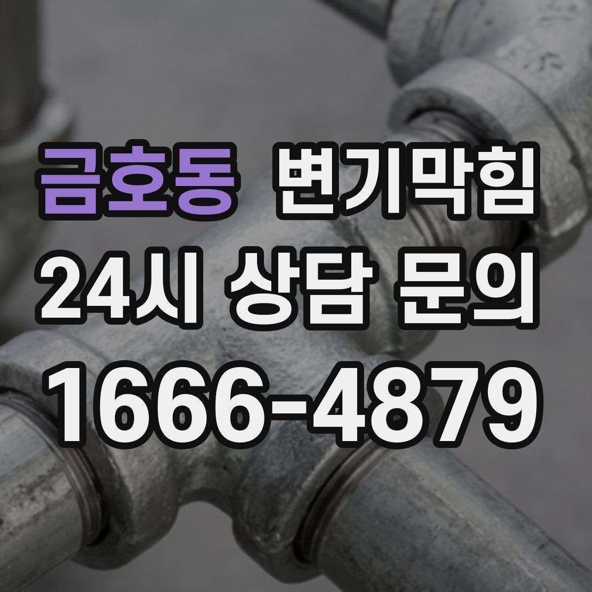 금호동 변기막힘