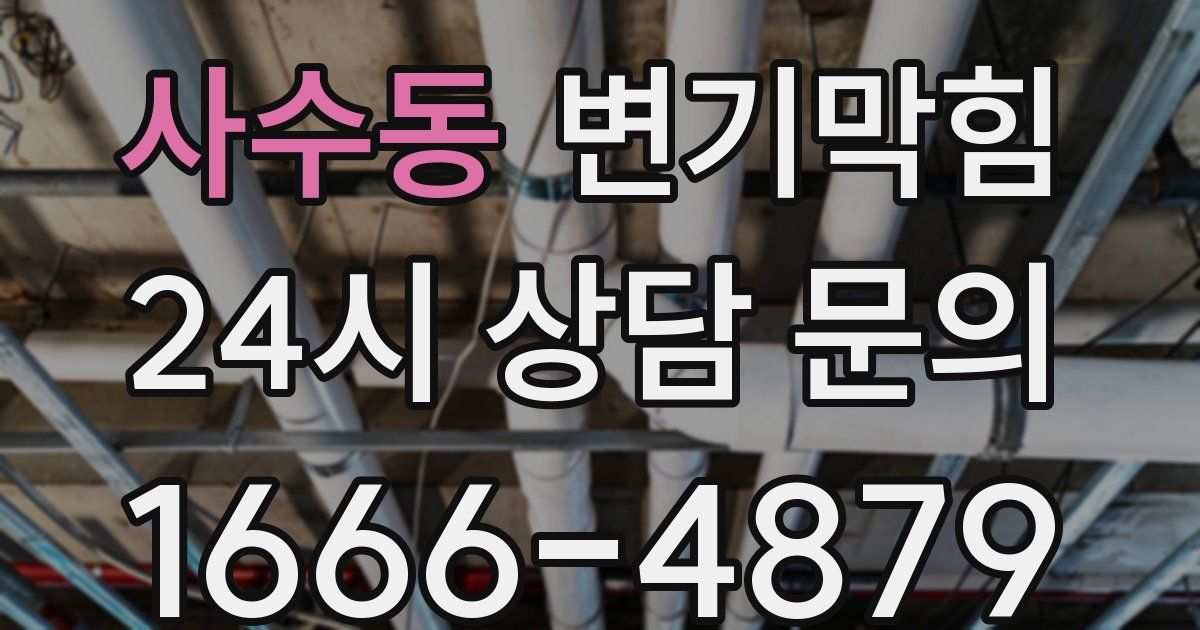 사수동 변기