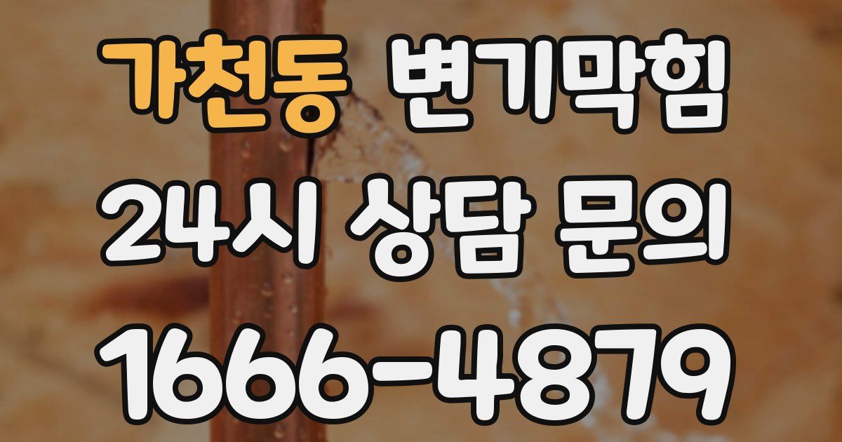 가천동 변기