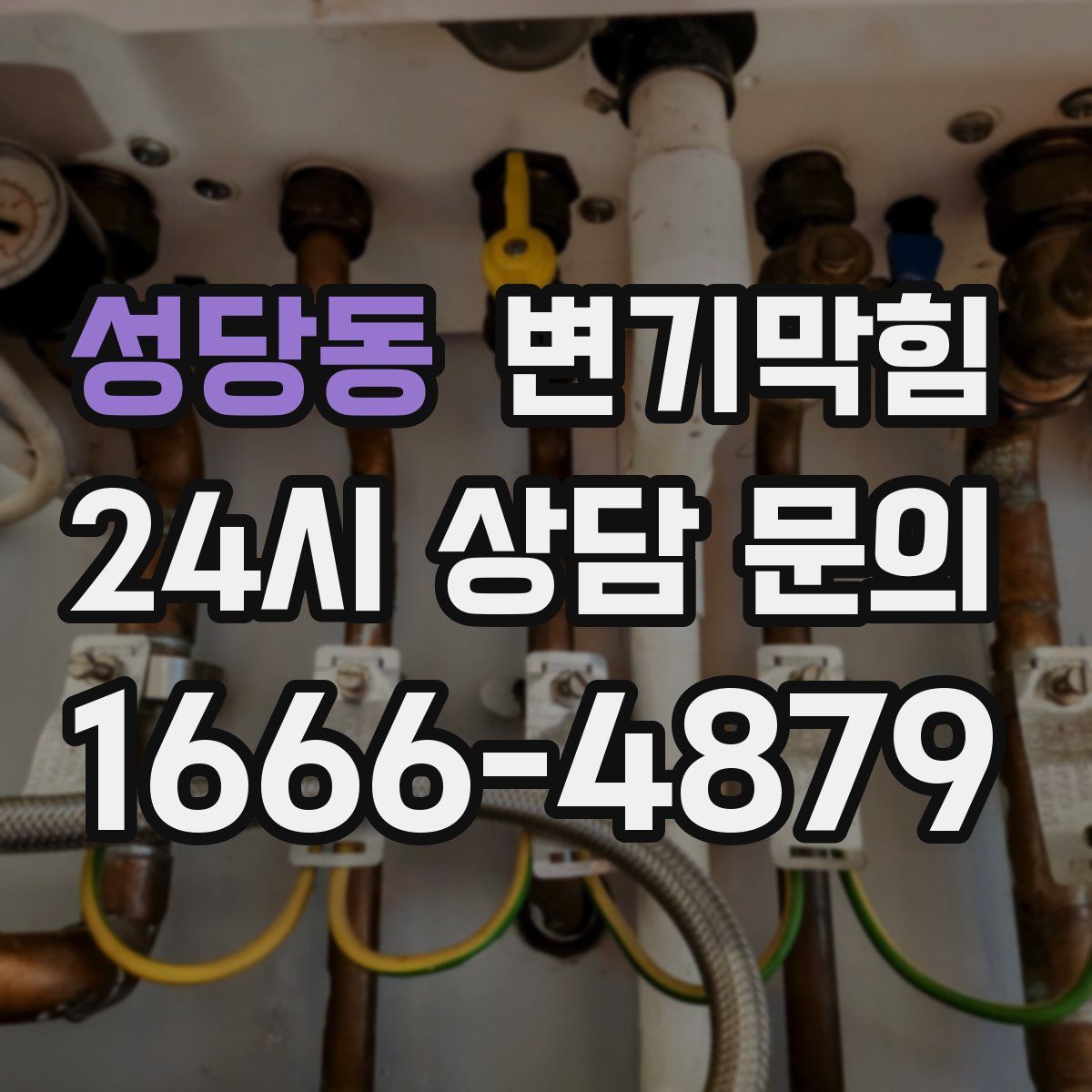 성당동 변기막힘