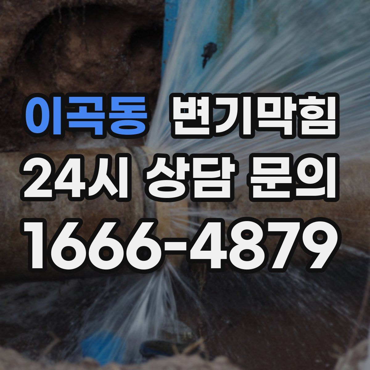 이곡동 변기막힘