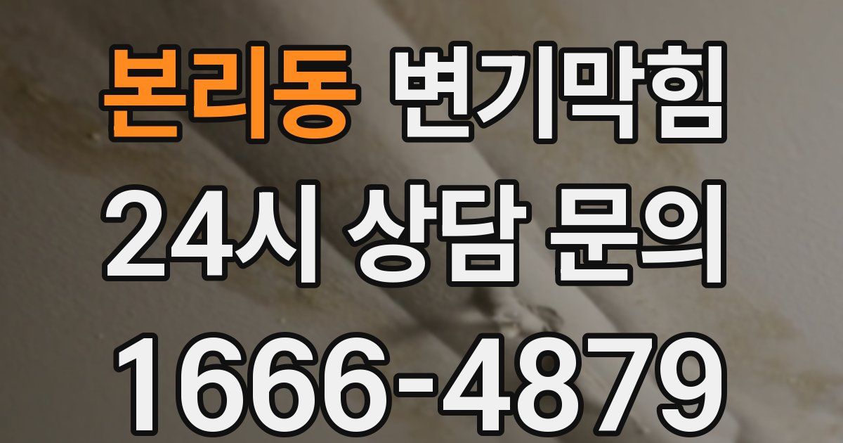본리동 변기